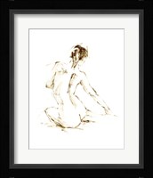 Drybrush Figure Study I Framed Print
