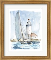 Sailing into the Harbor I Fine Art Print