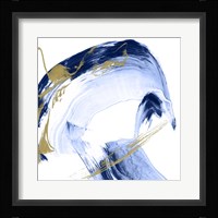 Golden Current II Framed Print