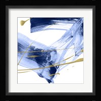 Golden Current III Framed Print