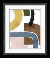 Shifting Shapes II Framed Print