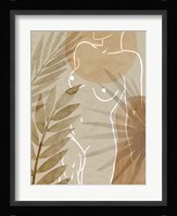 Terracotta Shadows II Framed Print