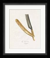 Gilded Toiletries I Framed Print