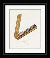 Gilded Toiletries IV Framed Print