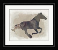Galloping I Framed Print