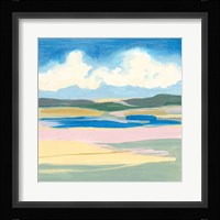 Pastel Rolling Fields II Framed Print