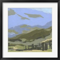 Blue Ridge Foothills II Framed Print