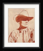 Man of the West I Framed Print