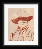 Man of the West III Framed Print