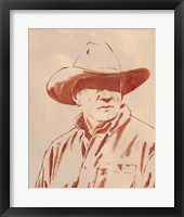 Man of the West III Framed Print