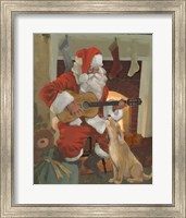 Santa Serenade Fine Art Print