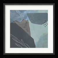 Steely Abstract I Framed Print