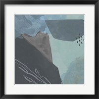 Steely Abstract I Framed Print
