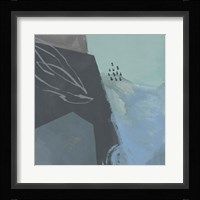 Steely Abstract III Framed Print