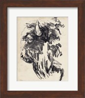 Bison Head Gesture II Fine Art Print