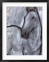 White Horse Contour II Fine Art Print