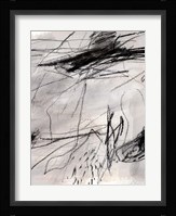Charcoal Waltz I Framed Print