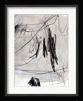 Charcoal Waltz II Framed Print