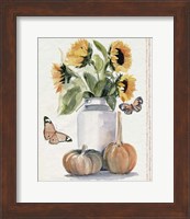Autumn Sunflowers II Fine Art Print