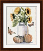Autumn Sunflowers II Fine Art Print