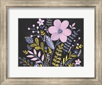 Sweet Folk Florals I Fine Art Print