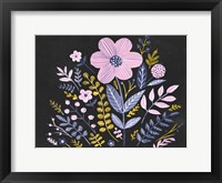 Sweet Folk Florals II Framed Print