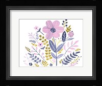 Sweet Folk Florals IV Framed Print