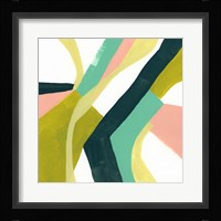 Ribbon Relief I Framed Print