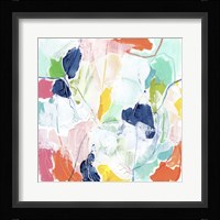 Impasto Kaleidoscope I Framed Print