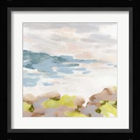 Pastel Shoreline I Framed Print