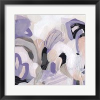 Lilac Scramble I Framed Print