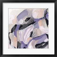 Lilac Scramble III Framed Print
