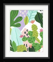 Party Plants IV Framed Print
