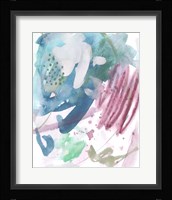 Magenta Wave Form I Framed Print