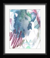 Magenta Wave Form II Framed Print