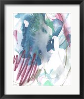 Magenta Wave Form II Framed Print