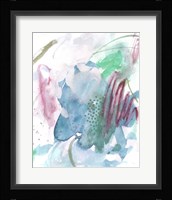 Magenta Wave Form III Framed Print