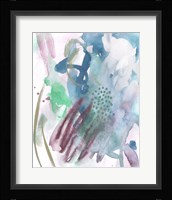 Magenta Wave Form IV Framed Print