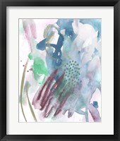 Magenta Wave Form IV Framed Print