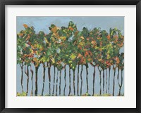 Sunset Trees III Framed Print