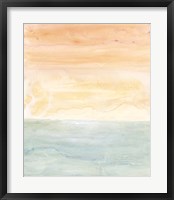 Sunny Horizon I Framed Print