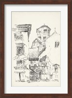 Vintage Italian Village II Fine Art Print