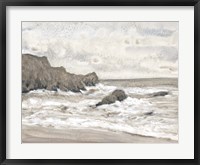 Coastal Shoreline II Framed Print