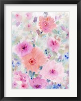 Bright Floral Design II Framed Print