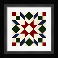 Christmas Barn Quilt II Fine Art Print