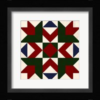 Christmas Barn Quilt III Fine Art Print