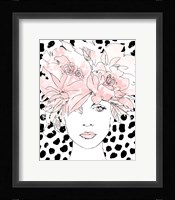 Floral Figures III Blush Fine Art Print