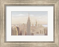 Manhattan Dawn Gold and Neutral Fine Art Print