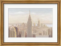 Manhattan Dawn Gold and Neutral Fine Art Print