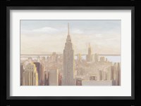 Manhattan Dawn Gold and Neutral Fine Art Print